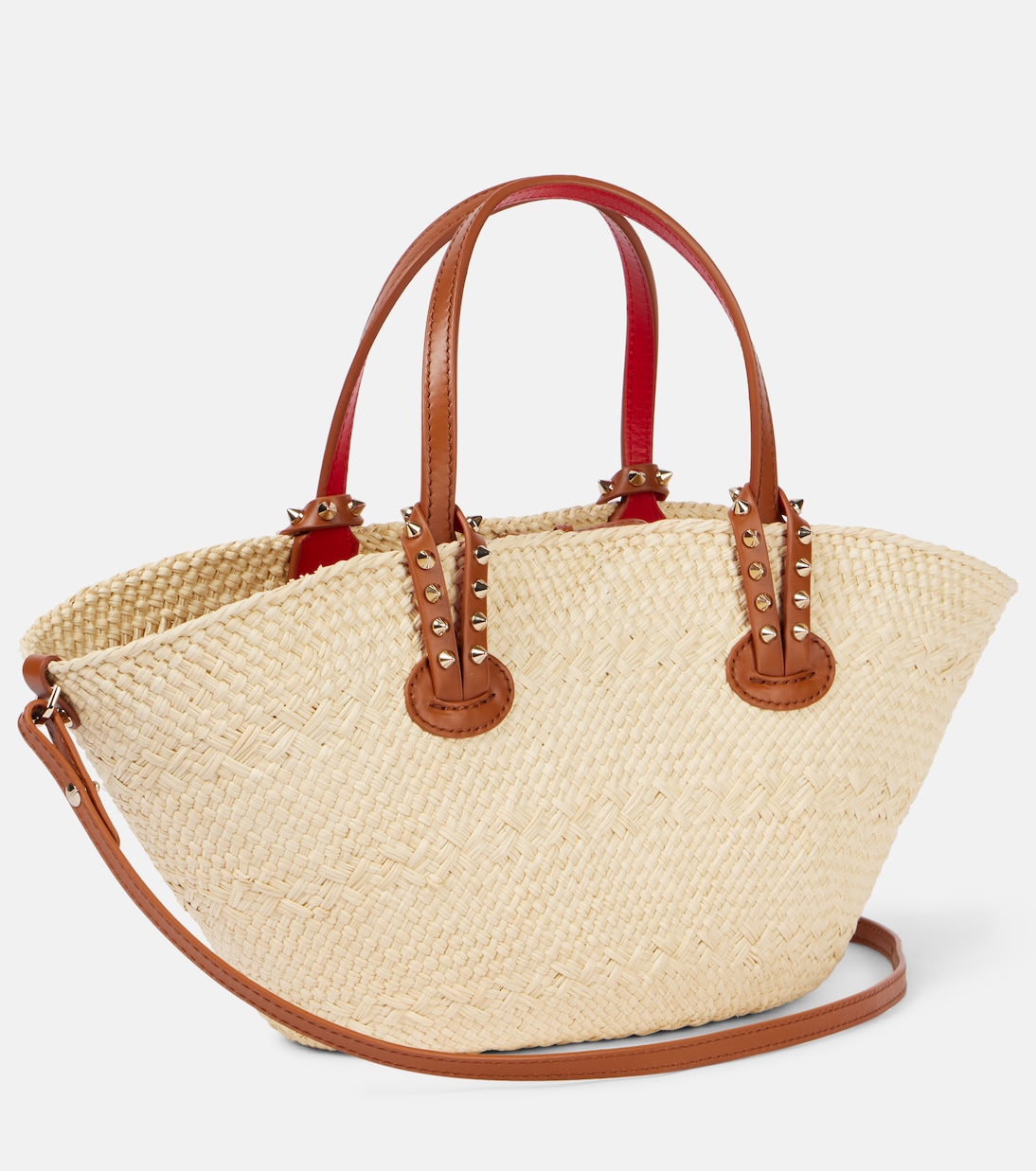 Cabas Cabata Mini en raphia | Christian Louboutin