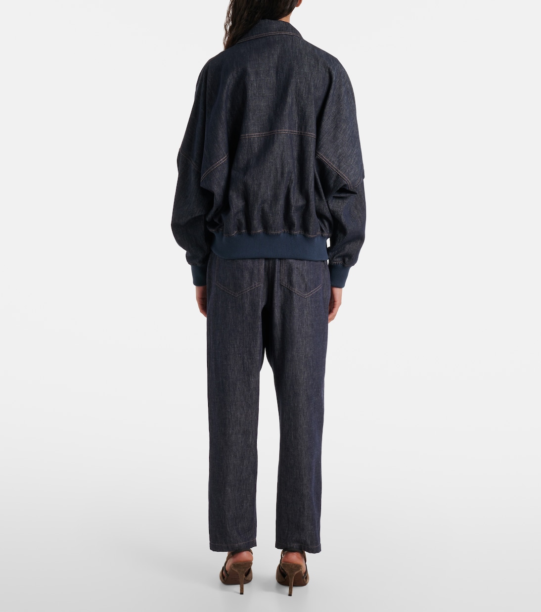 Bomberjacke aus Denim | Brunello Cucinelli