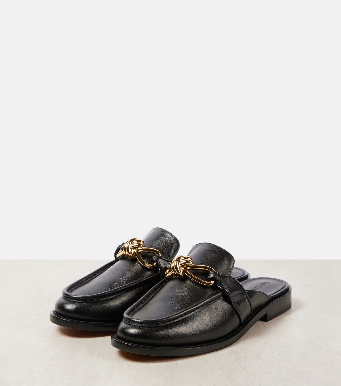 Astaire Knot leather mules | Bottega Veneta