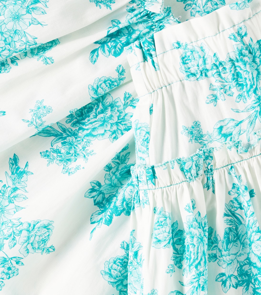 Gonna Tatiana in cotone con stampa toile de jouy | C'era Una Volta