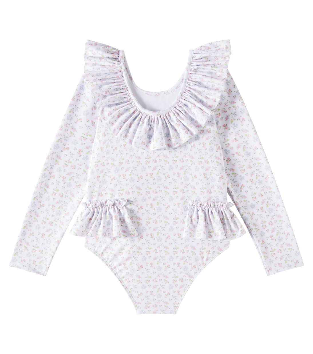 Bow-trimmed floral swimsuit | Patachou