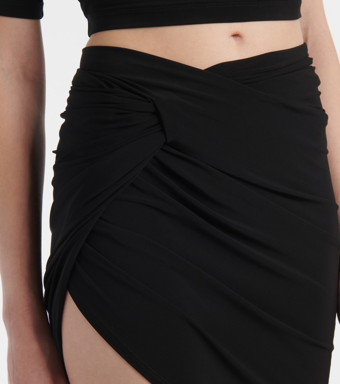 Minirock The Drapeado aus Jersey | Jacquemus