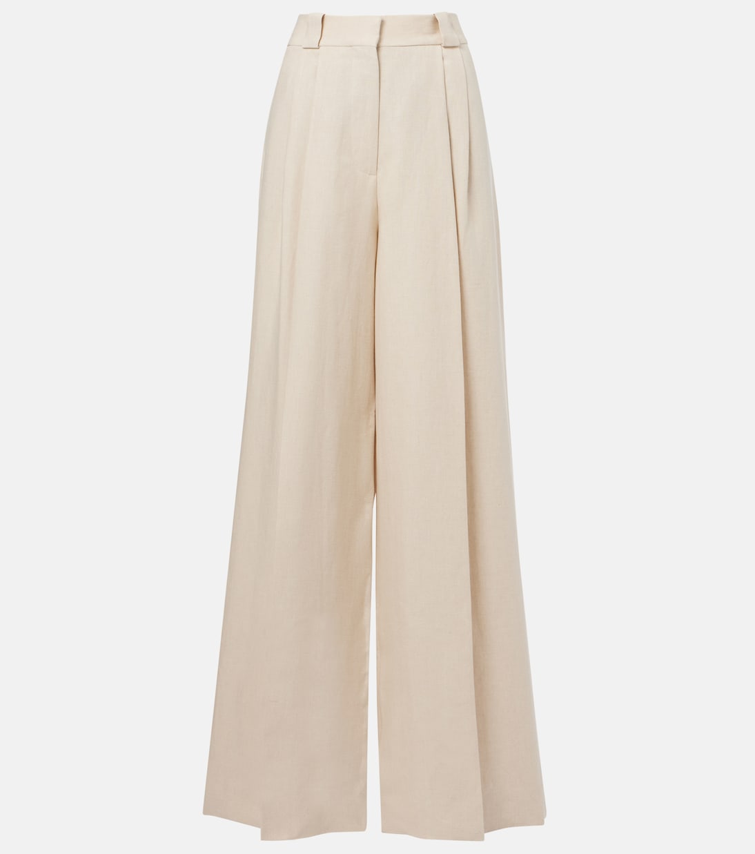 Husi high-rise linen wide-leg pants | Blazé Milano