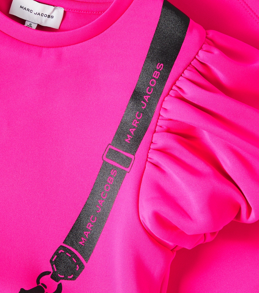 Printed puff-sleeve dress | Marc Jacobs Kids