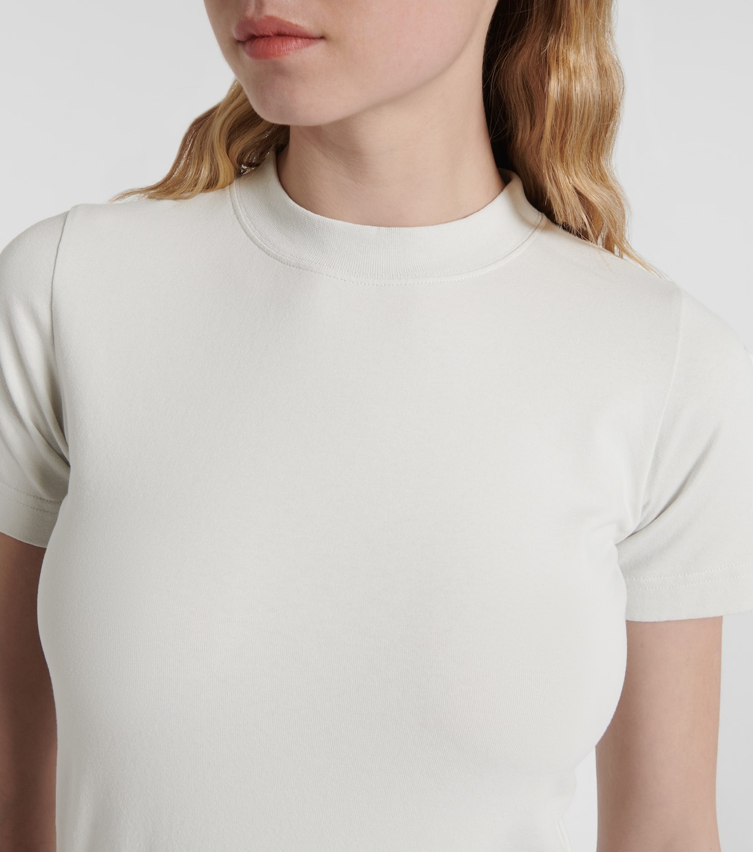 Lingerie cotton-blend jersey T-shirt | Balenciaga