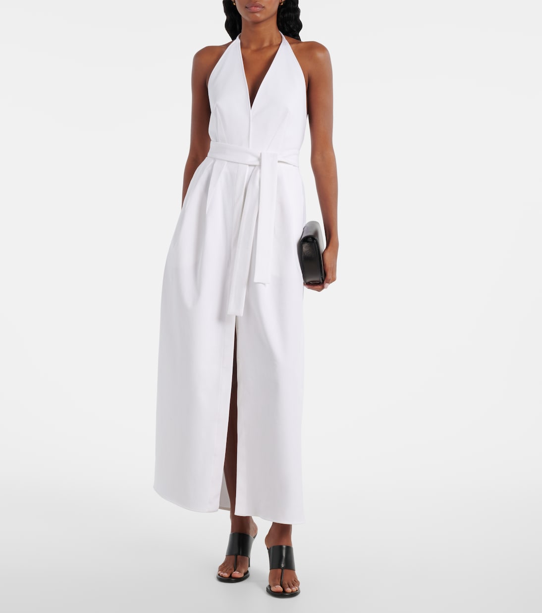 Robe longue en coton mélangé | Max Mara