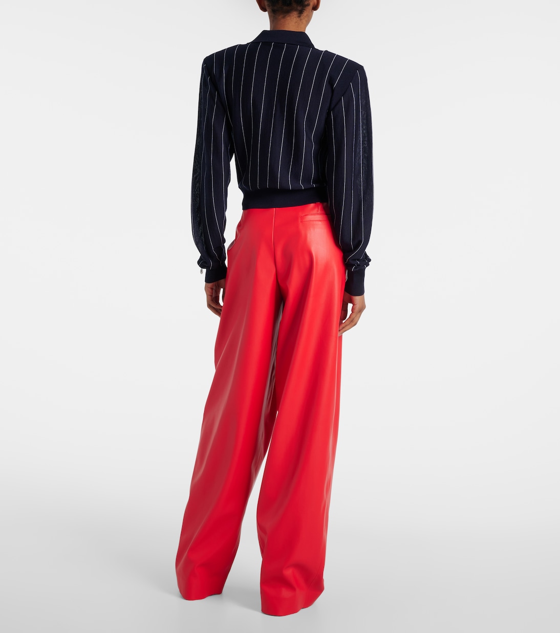 Polo rayé en laine | Stella McCartney