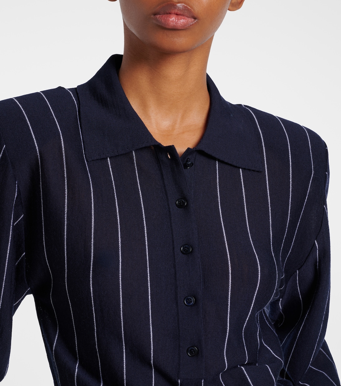 Polo rayé en laine | Stella McCartney