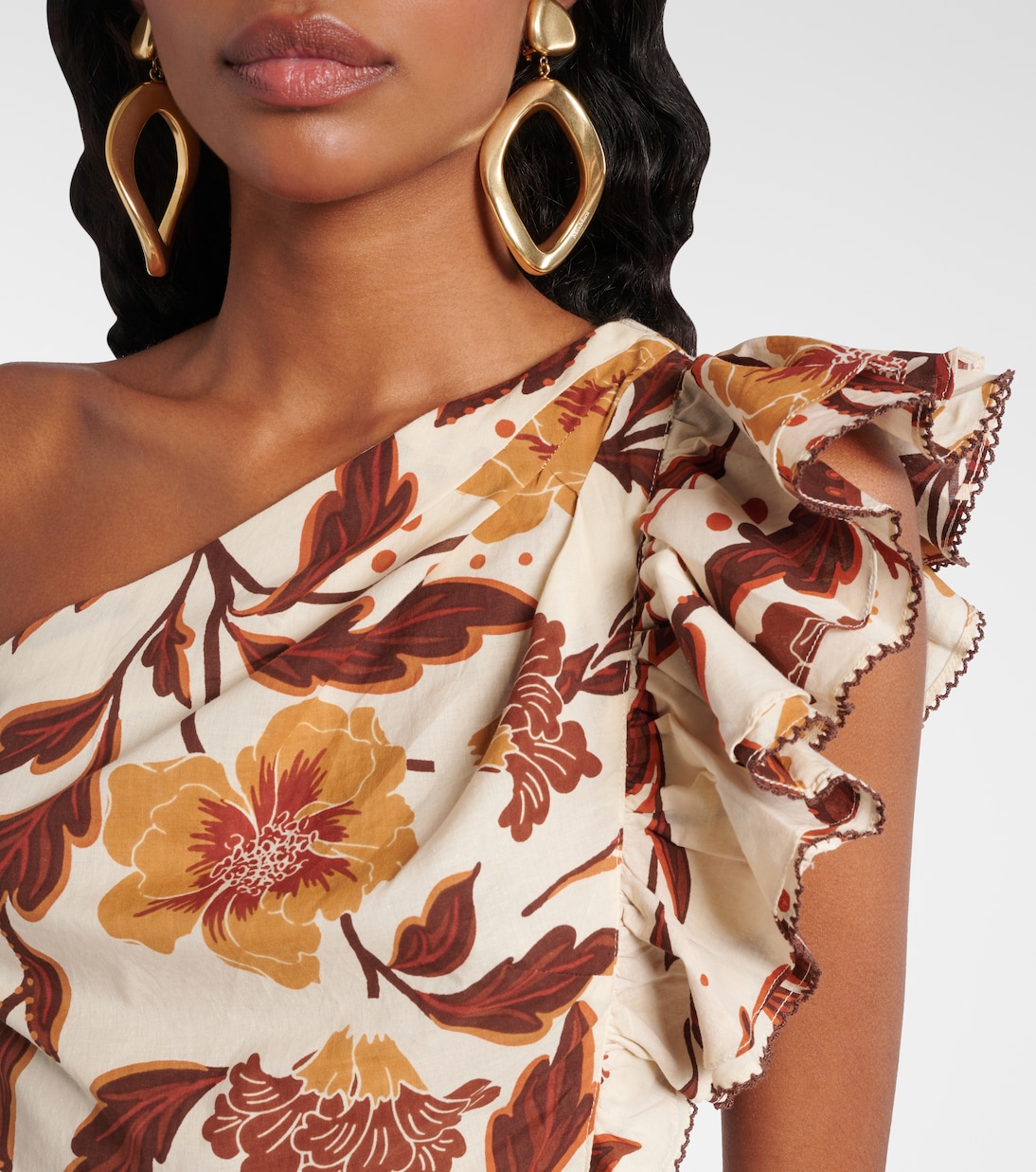 Robe Corinne en coton à fleurs | Poupette St Barth