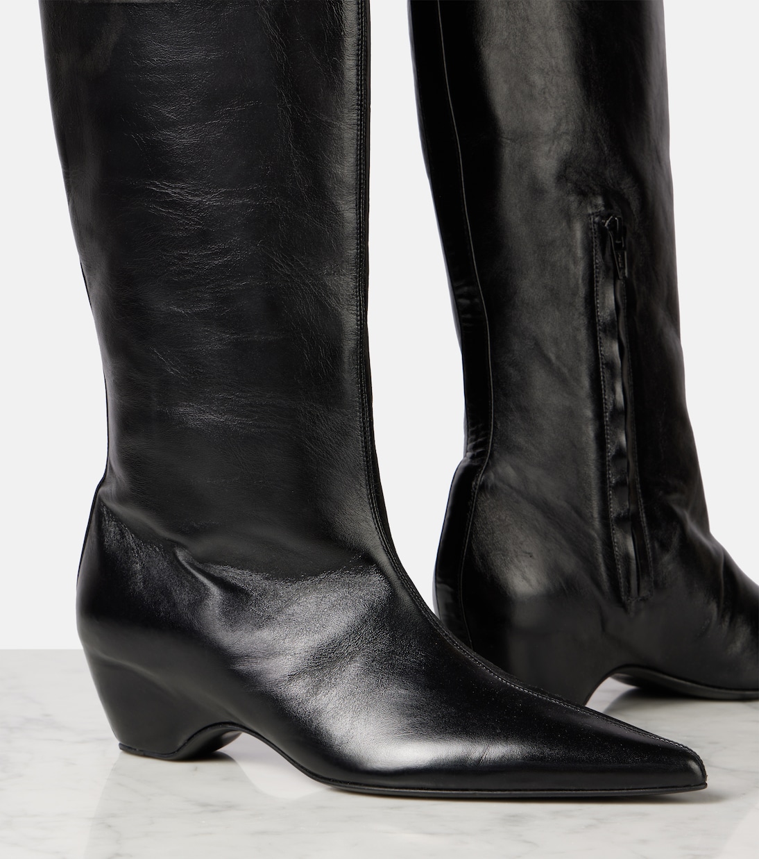 Bottes Sybil 40 en cuir | Khaite