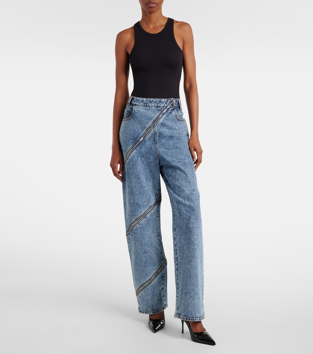 Le Cœur 3D 90 patent leather pumps | Alaïa