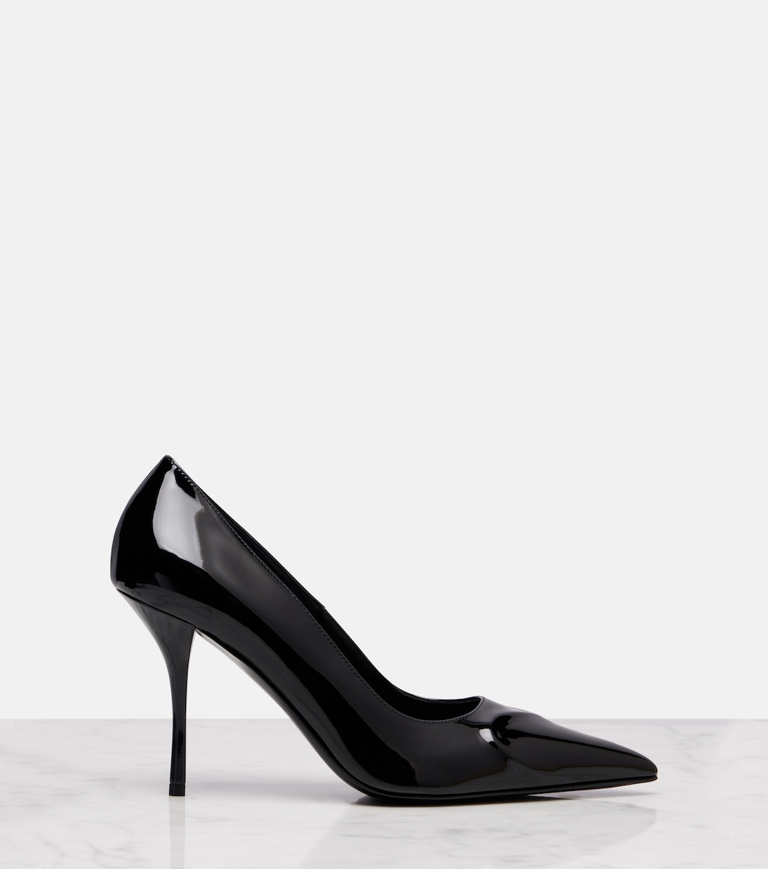 Le Cœur 3D 90 patent leather pumps | Alaïa