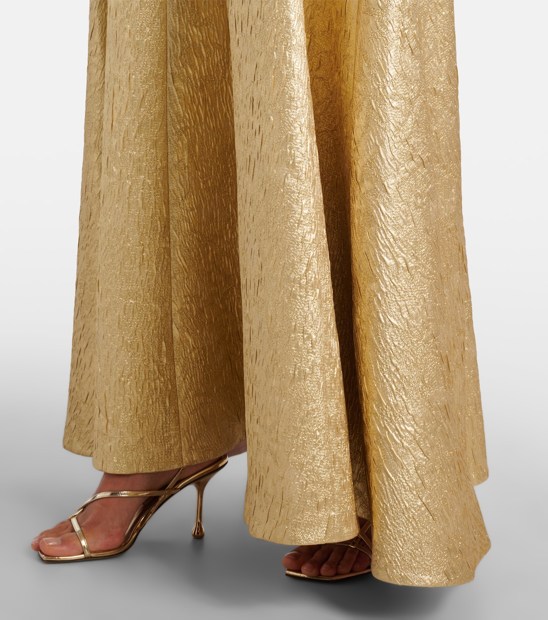 Robe longue Malinda métallisée | Emilia Wickstead