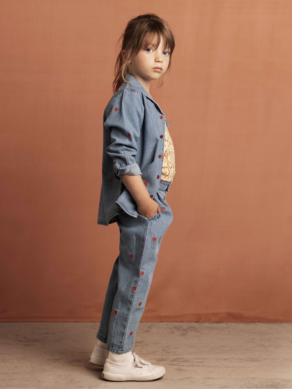 Camicia di jeans con ricamo | Mini Rodini