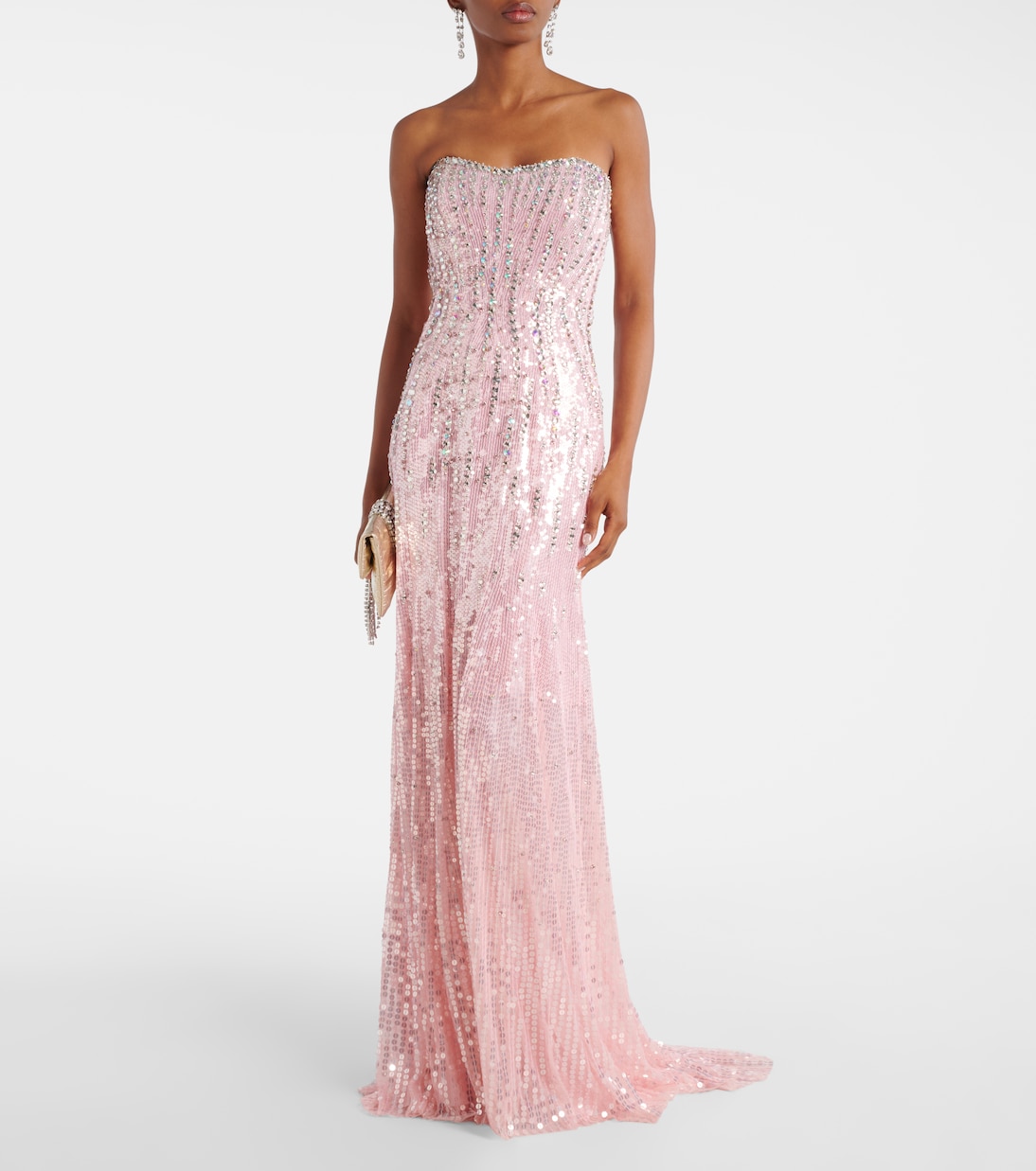 Robe longue Sarai à ornements | Jenny Packham
