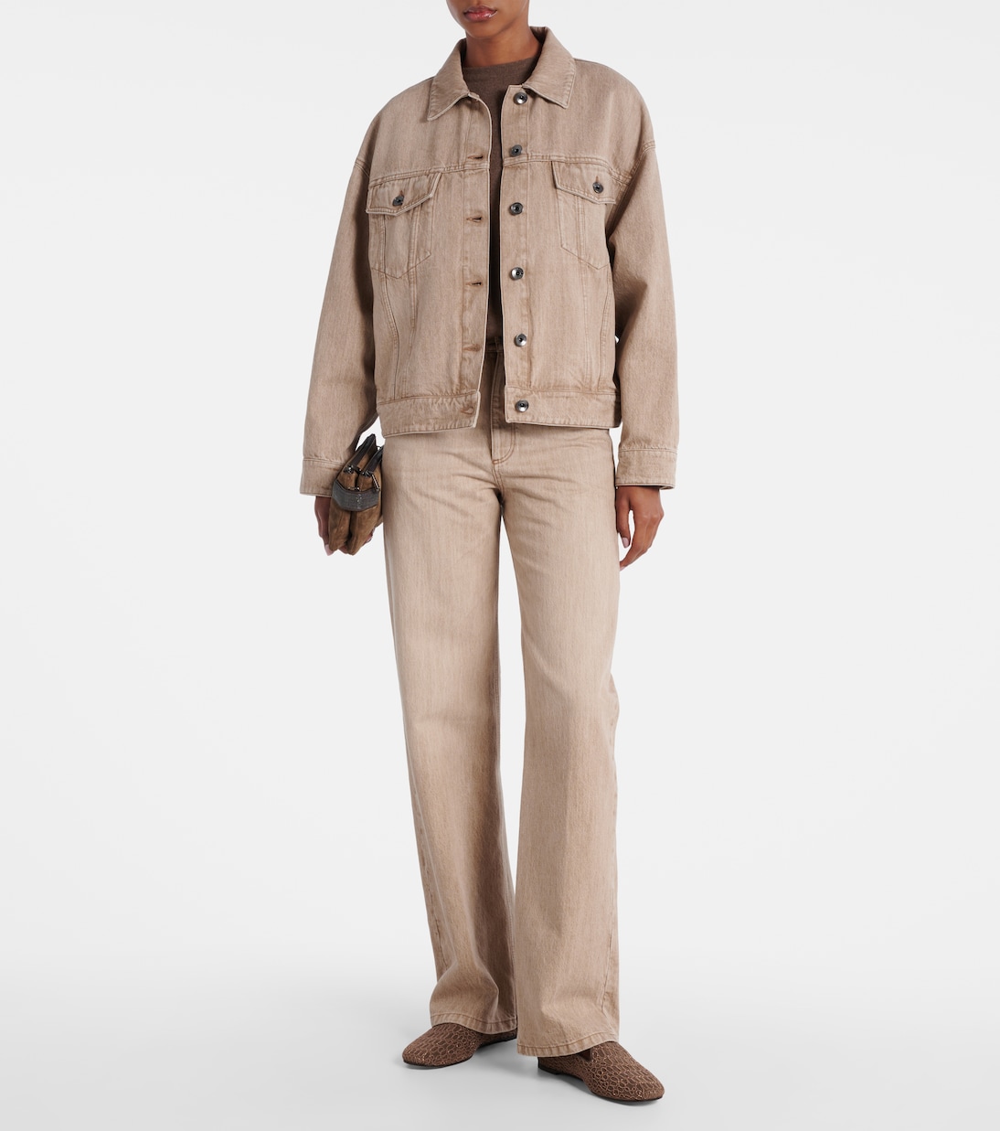 Embellished suede loafers | Brunello Cucinelli