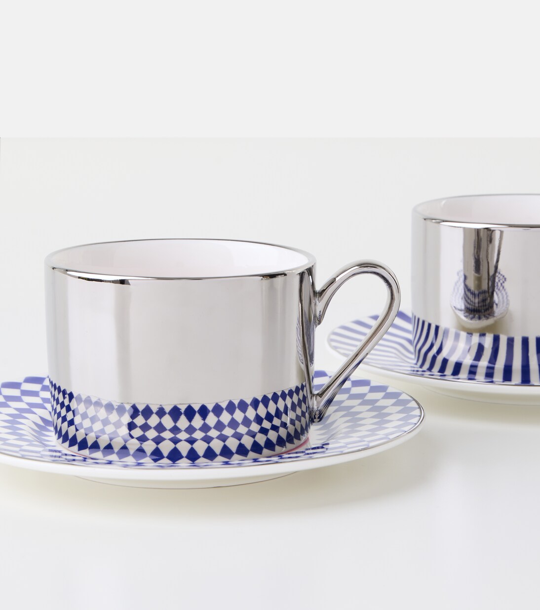 Set Aunty aus vier Espressotassen und Untertassen | Polspotten