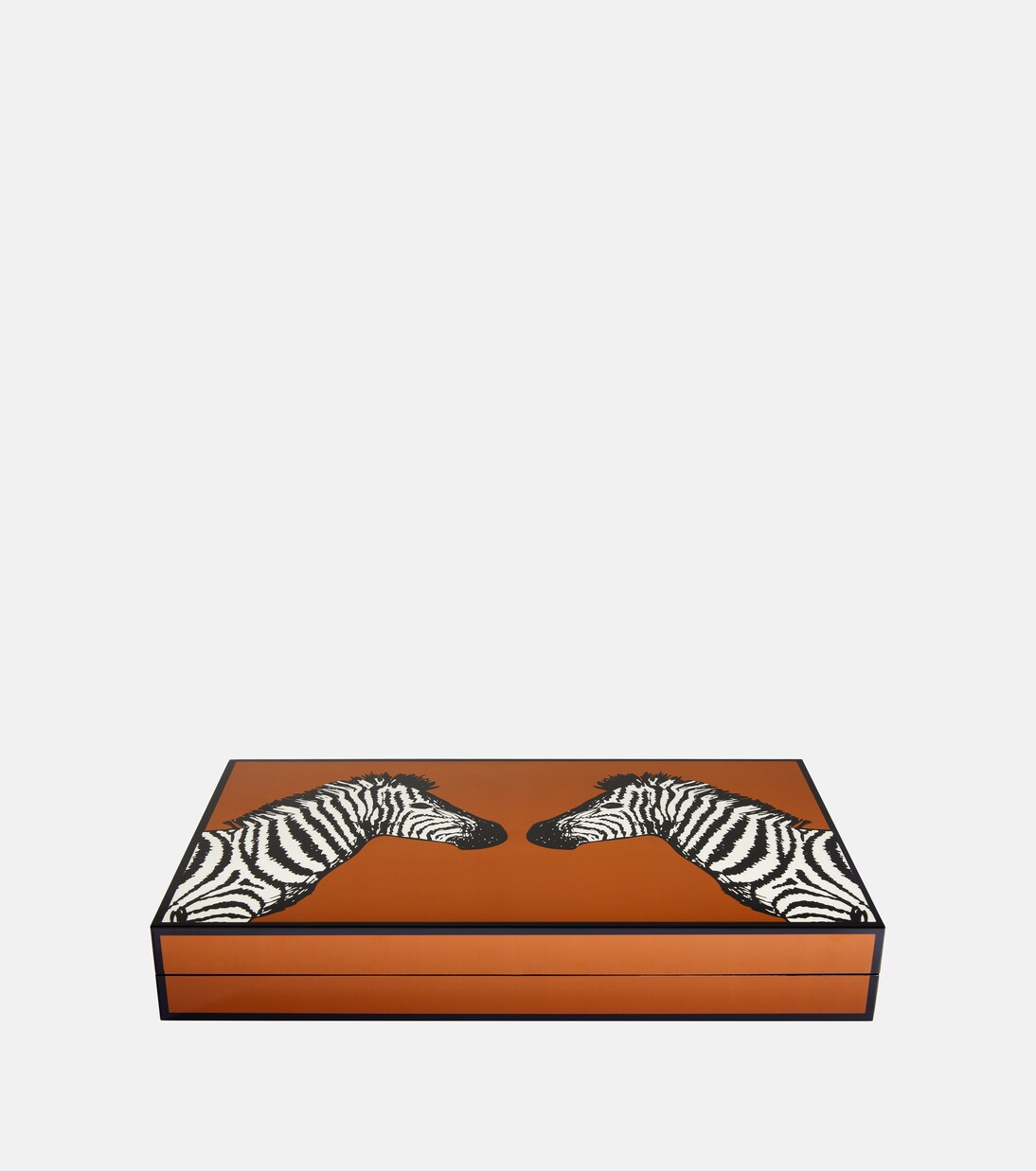 Zebra lacquered backgammon set | Jonathan Adler