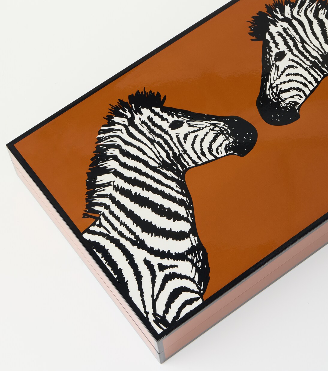 Zebra lacquered backgammon set | Jonathan Adler