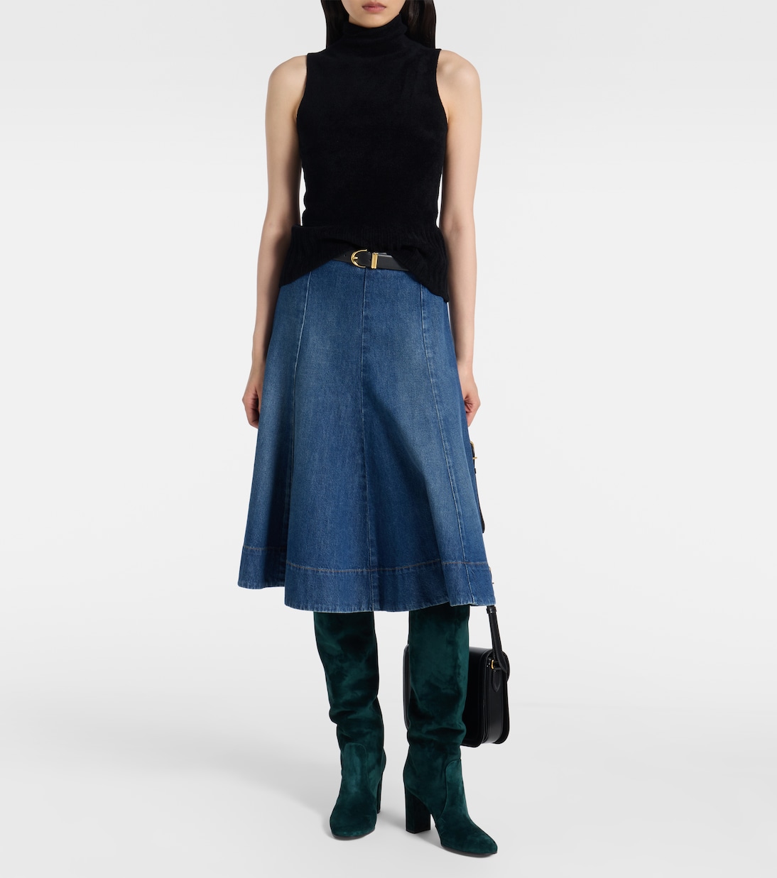 Suede over-the-knee boots | Gianvito Rossi