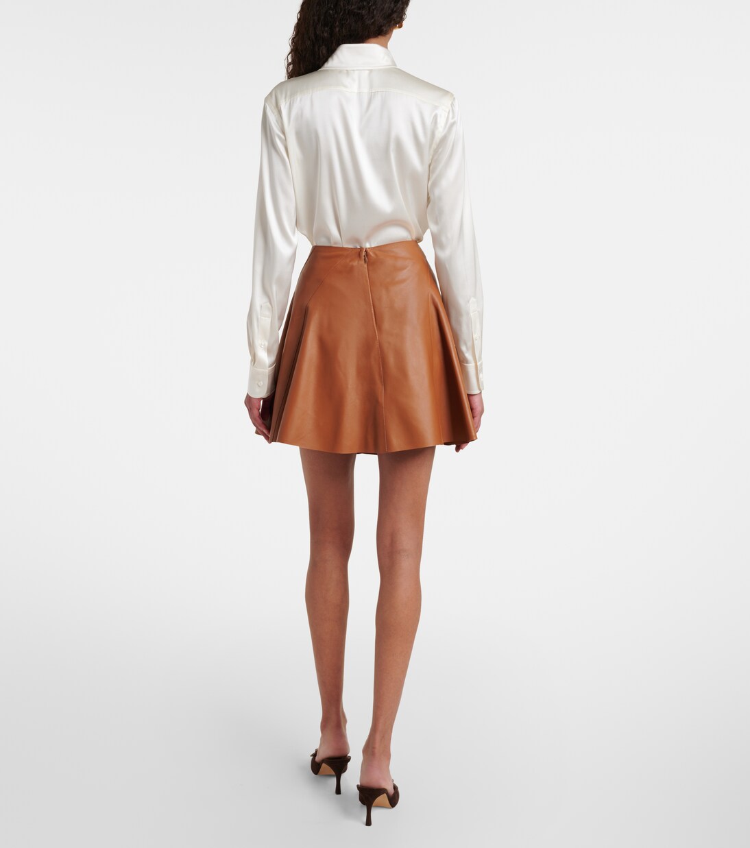 Minirock aus Leder | Ralph Lauren Collection