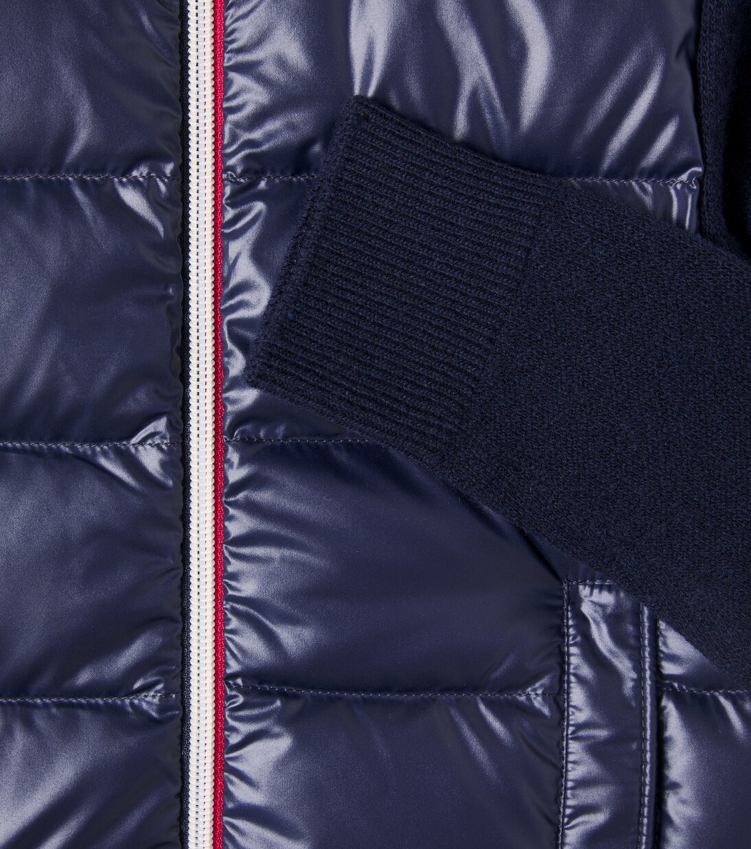 Ribbed-knit down cardigan | Moncler Enfant