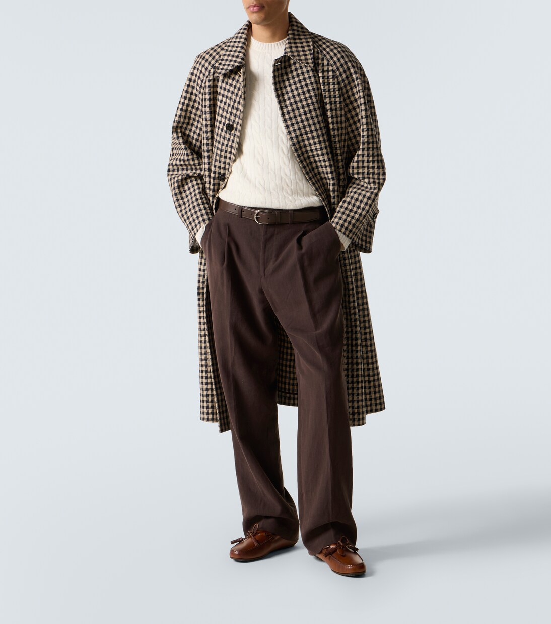 Pullover Duke Street in cashmere a trecce | Arch4