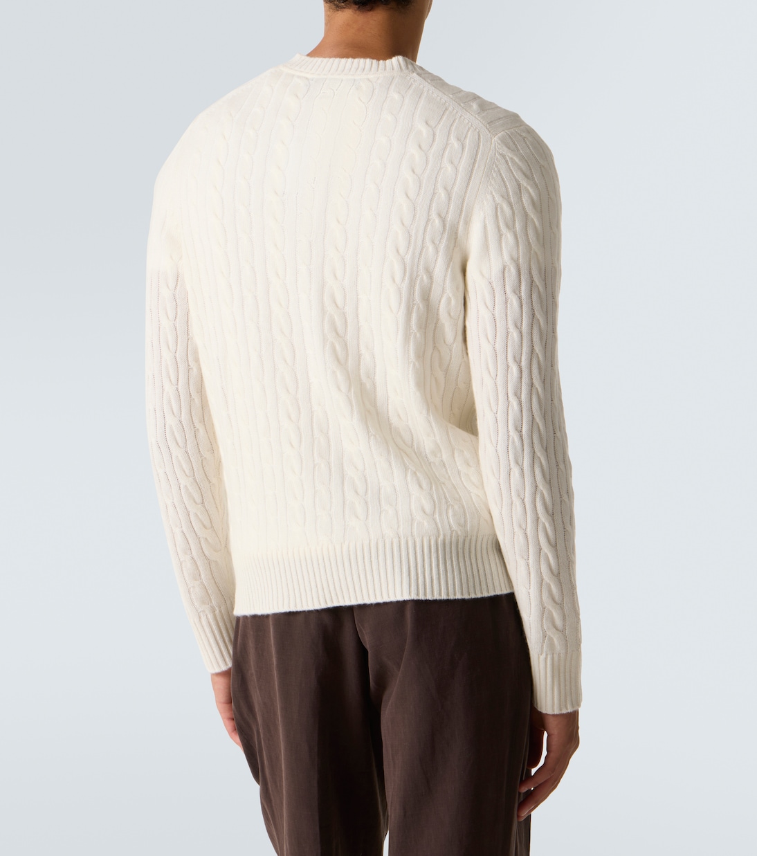 Pullover Duke Street in cashmere a trecce | Arch4