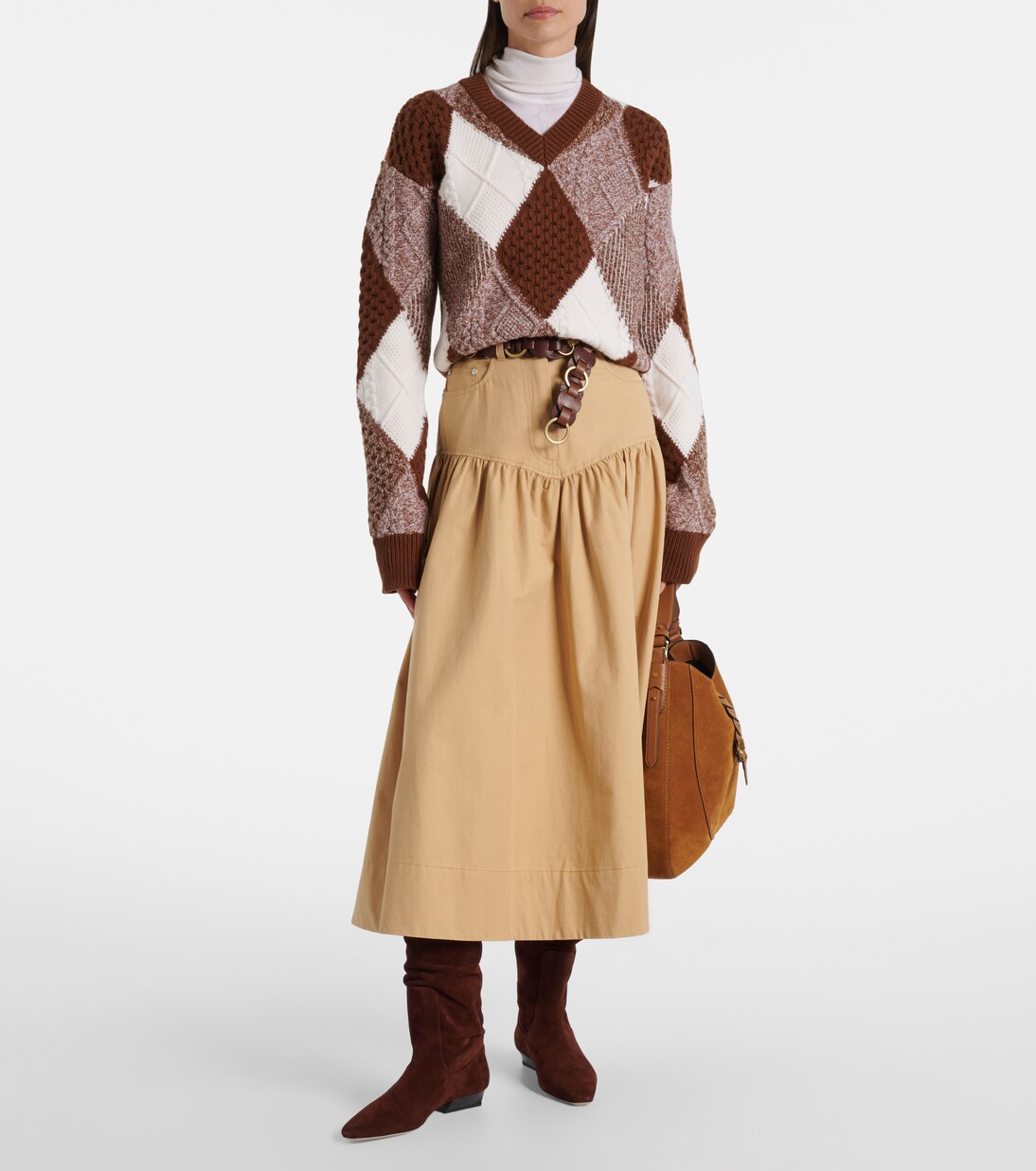 Wally suede knee-high boots | Staud