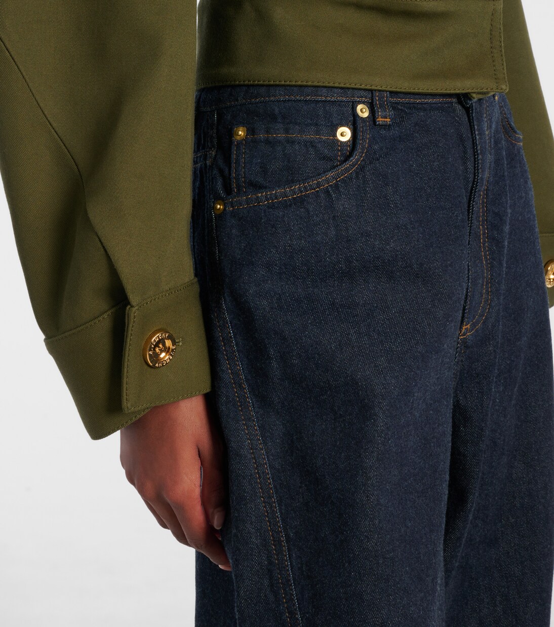 Cropped-Jacke aus Baumwolle und Wolle | Givenchy