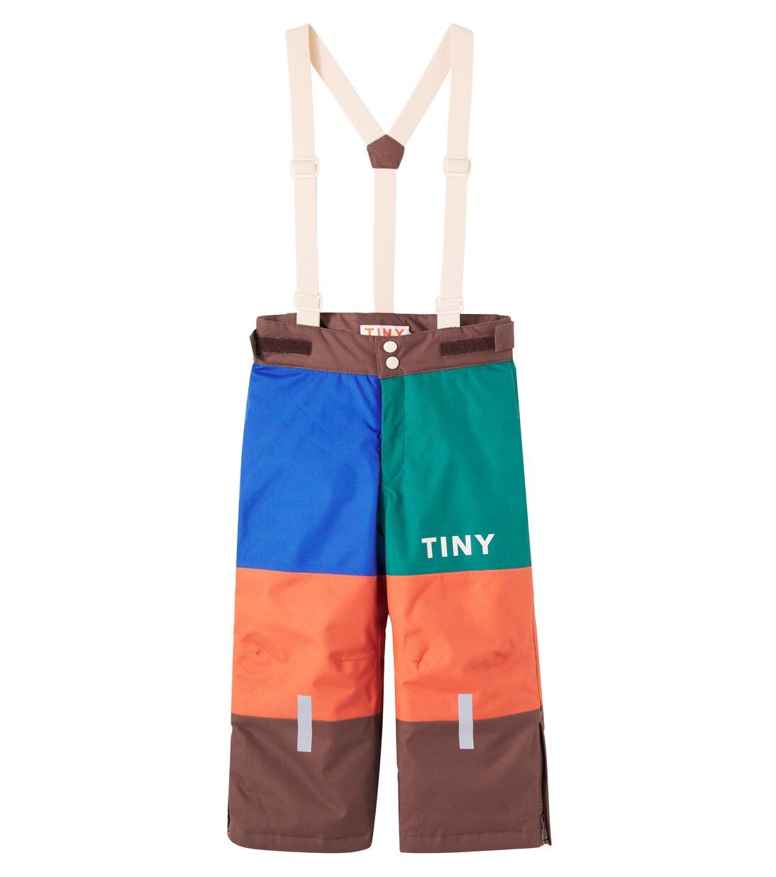 Colorblock ski salopettes | Tinycottons