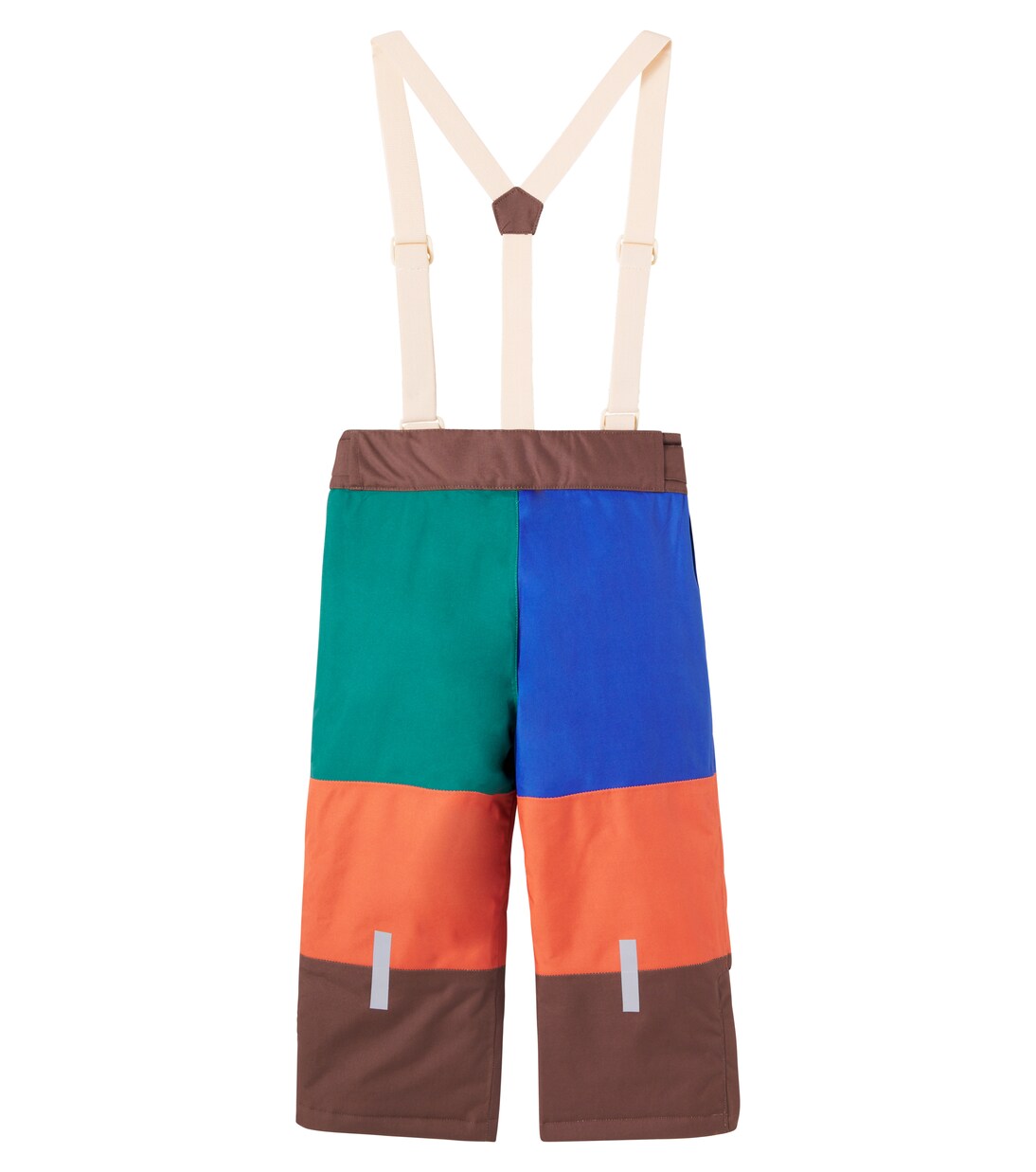 Colorblock ski salopettes | Tinycottons