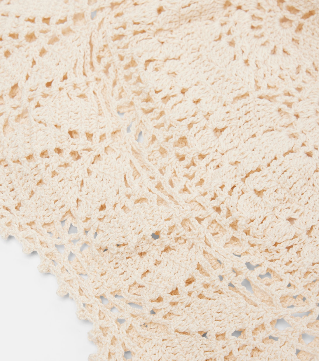 Crochet cotton hood | Magda Butrym