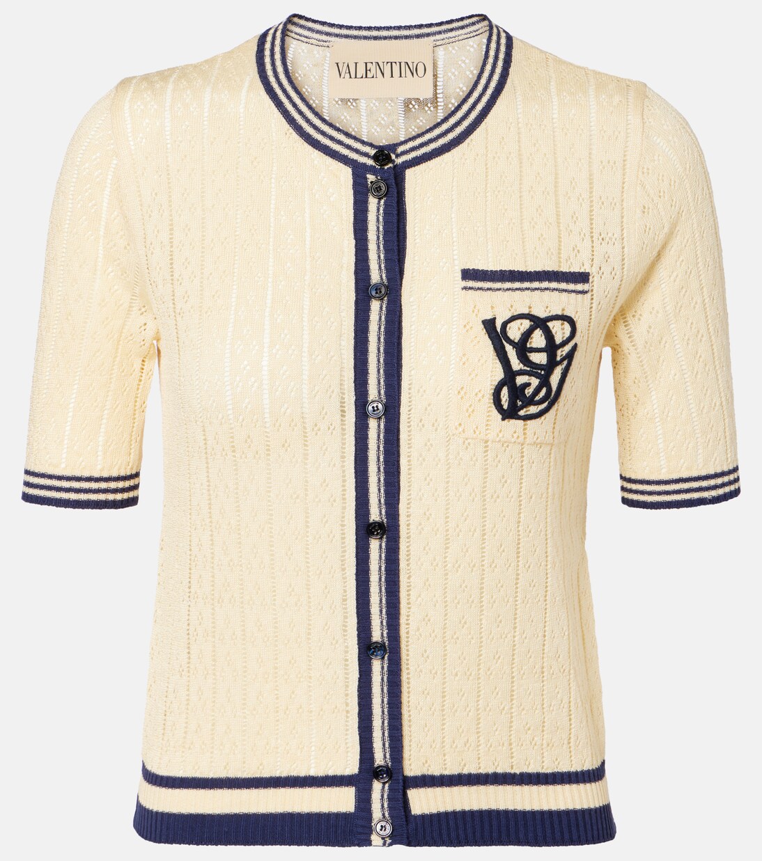 Cardigan aus einem Leinengemisch | Valentino