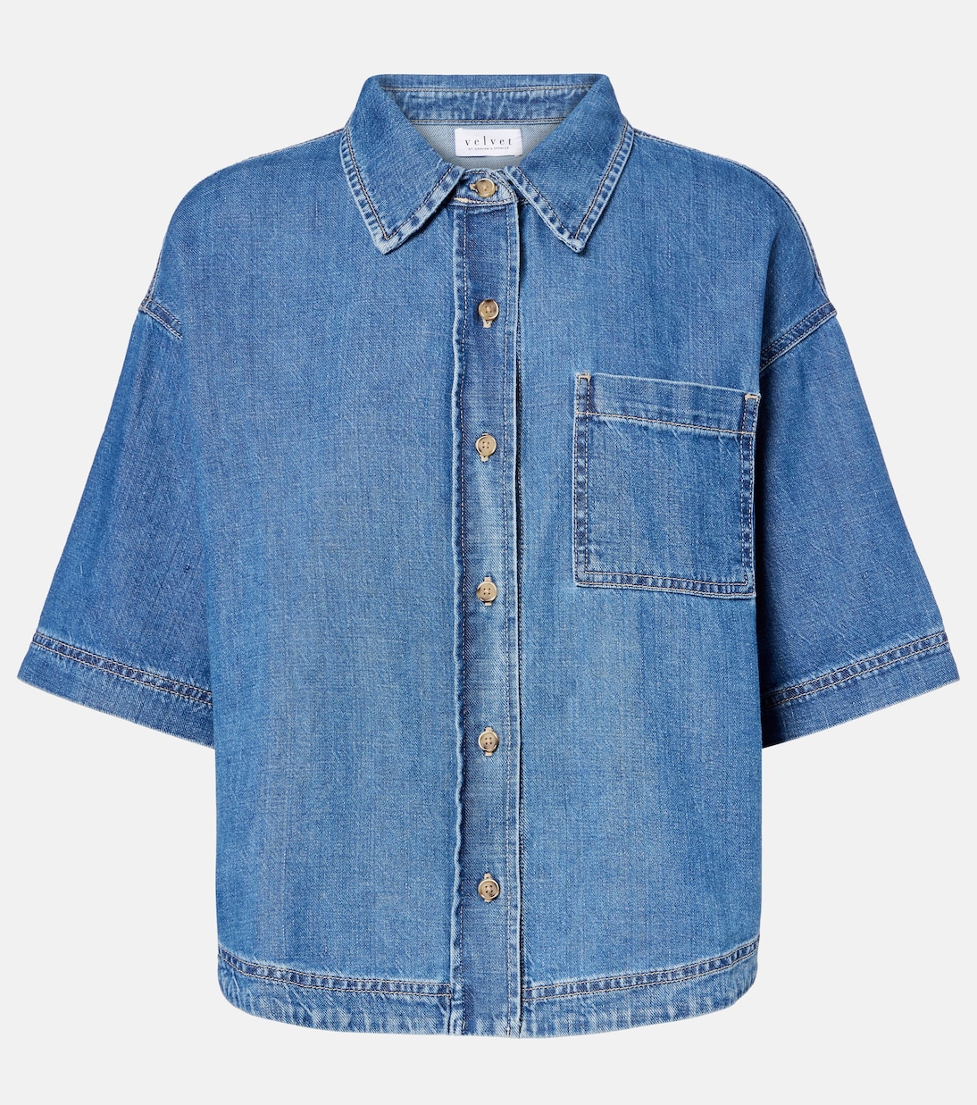 Jeanshemd Kaddy | Velvet