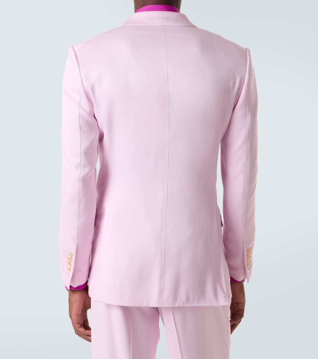 Chaqueta de traje de gabardina de seda | Tom Ford