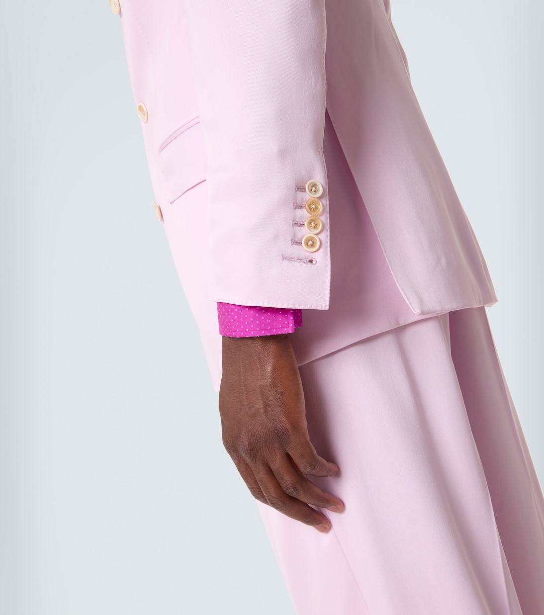 Chaqueta de traje de gabardina de seda | Tom Ford
