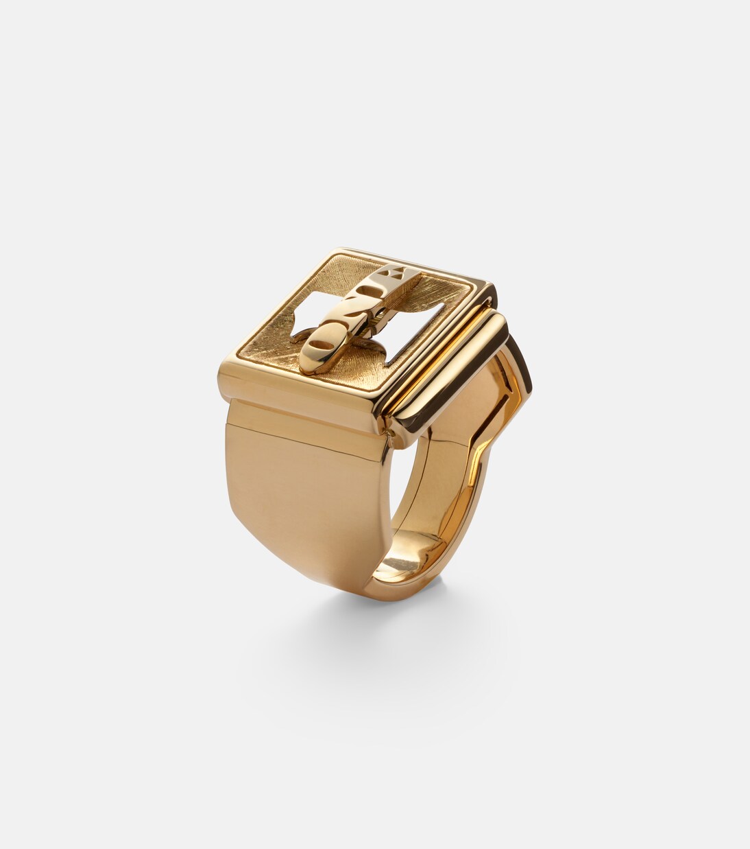 Buck Small 18kt yellow and white gold ring | Marie Lichtenberg