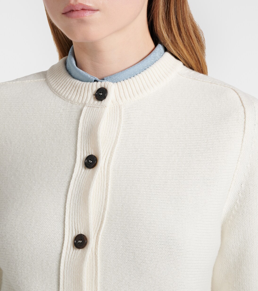 Horsebit wool and cashmere cardigan | Gucci