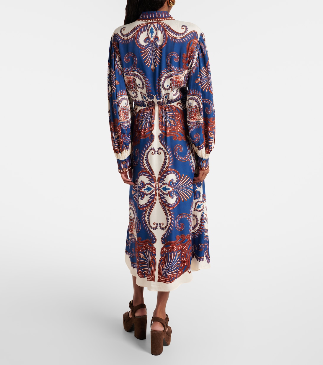Arabesque Scarf shirt dress | Farm Rio