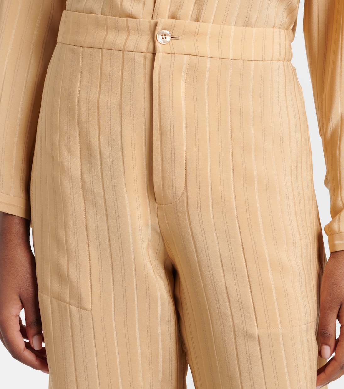 Striped silk pajama pants | Saint Laurent