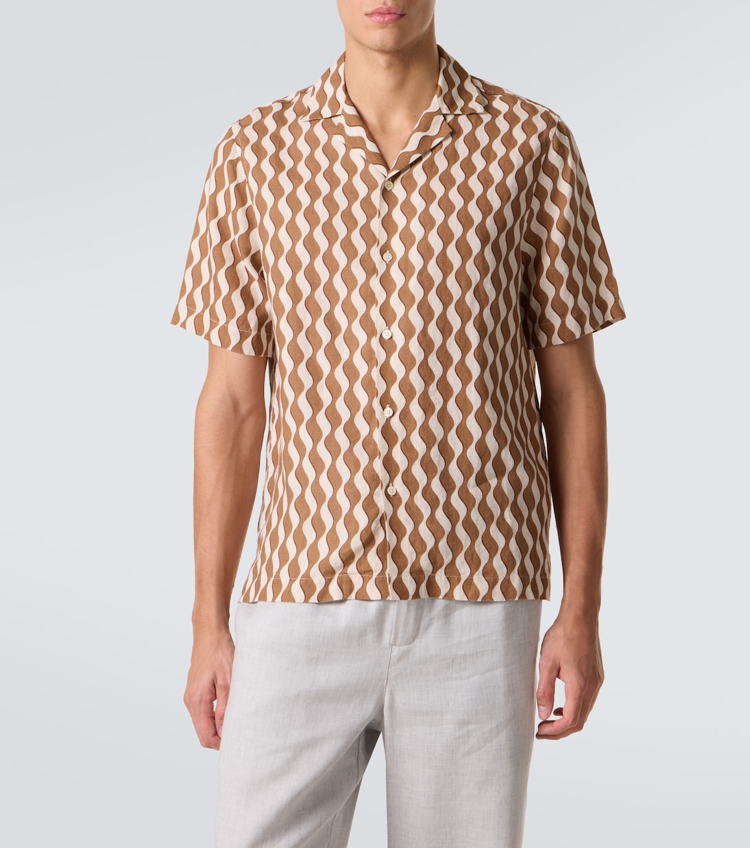 Chemise Roberto imprimée en lin | Frescobol Carioca