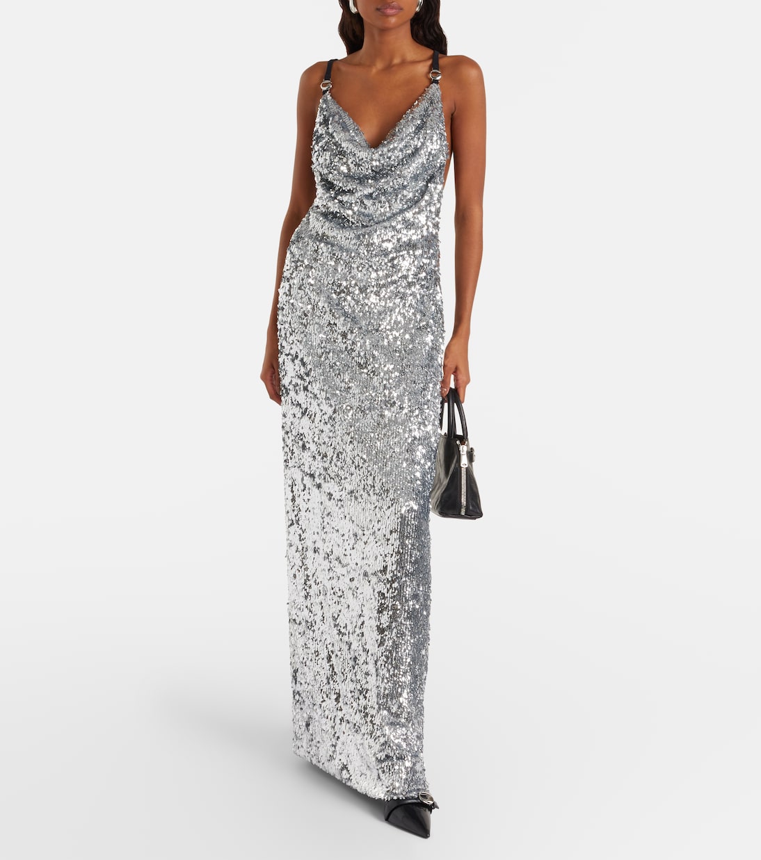 Draped sequined gown | Coperni