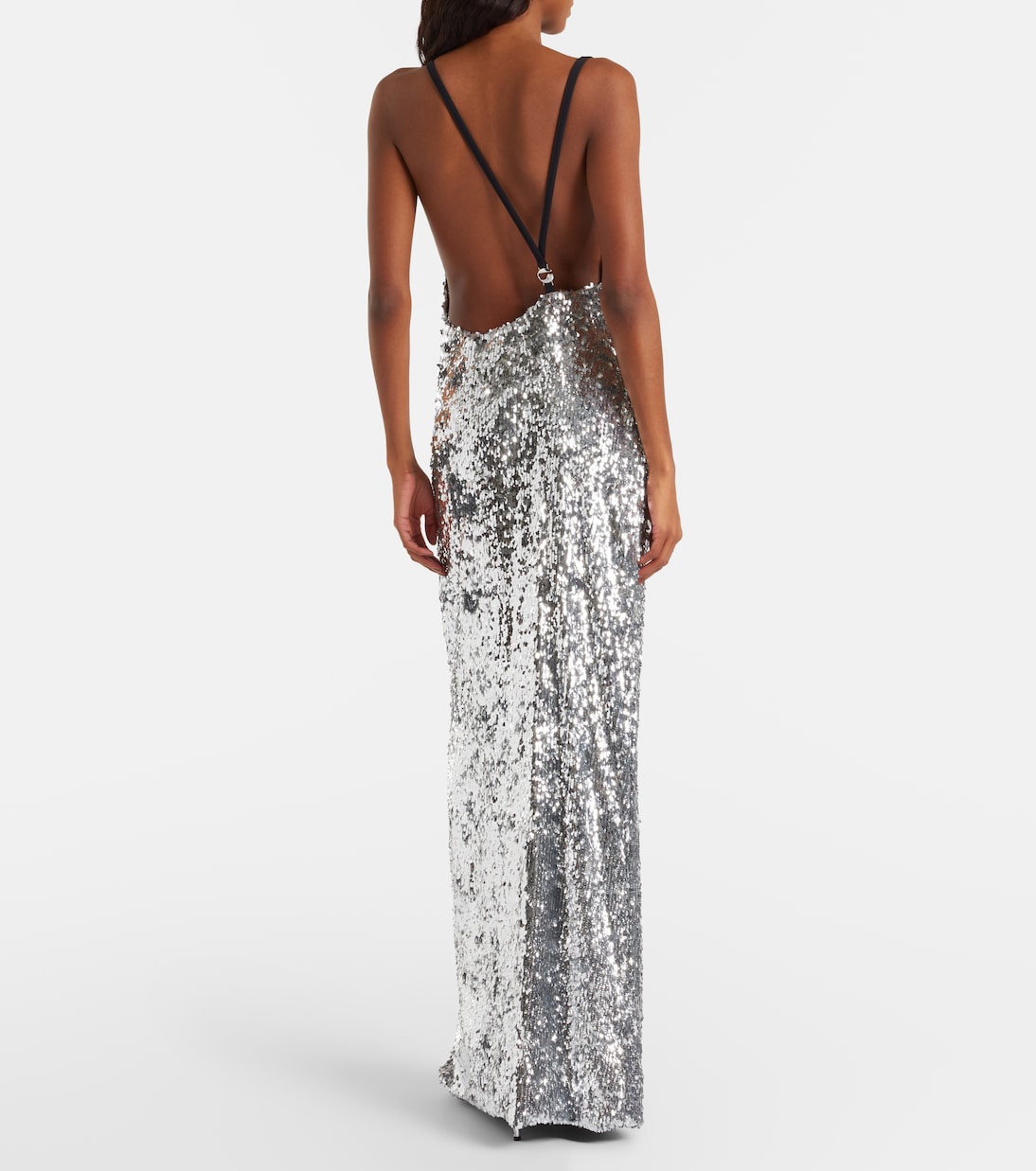 Draped sequined gown | Coperni
