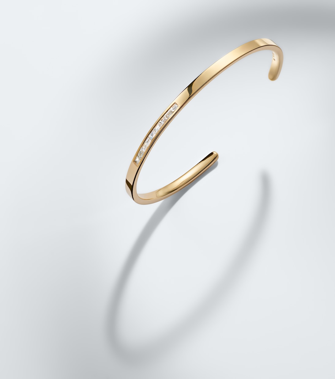 Bracelet jonc en or 18 ct (750/1000) et diamants | Shay Jewelry