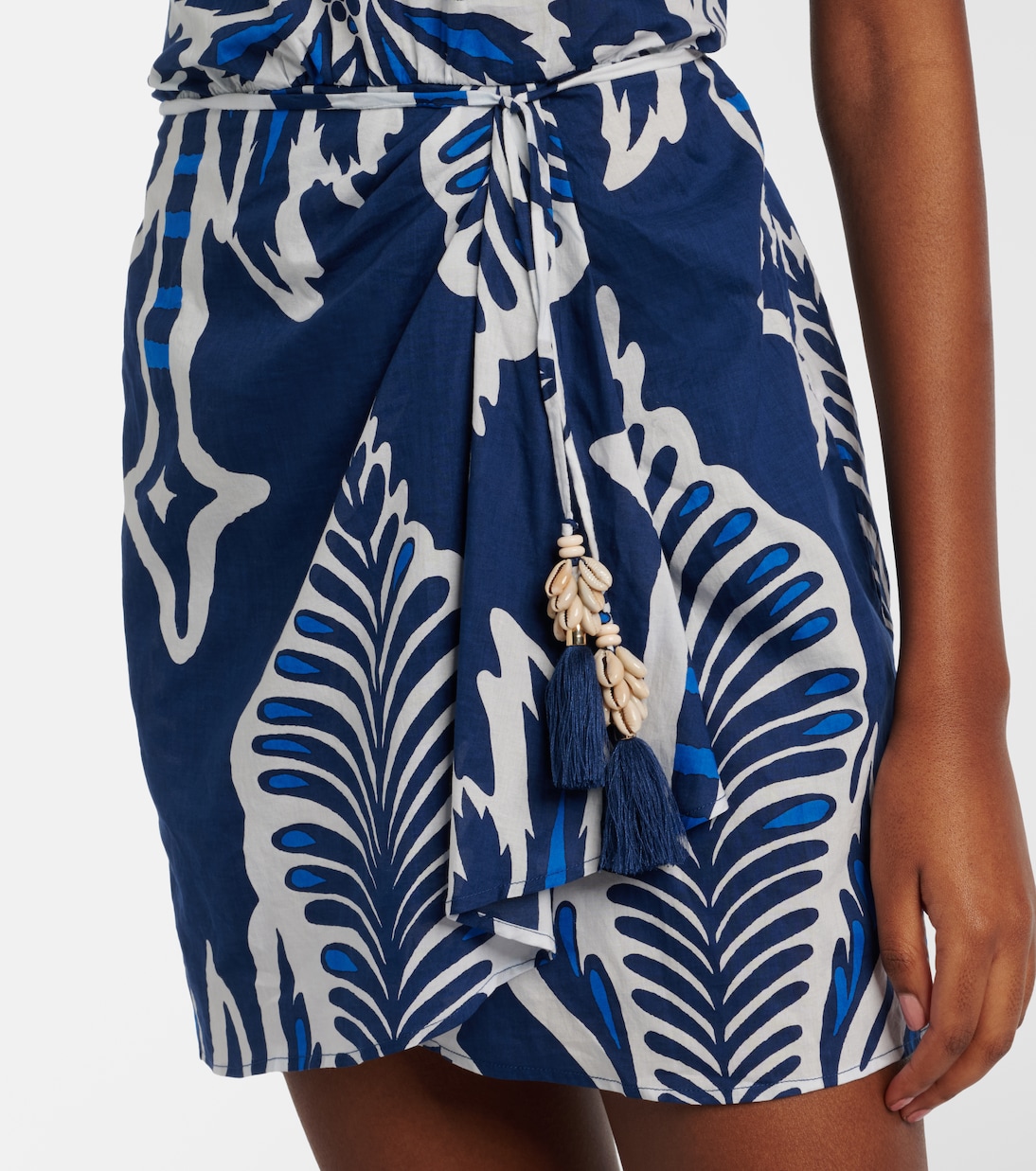 Manon floral halterneck cotton minidress | Poupette St Barth