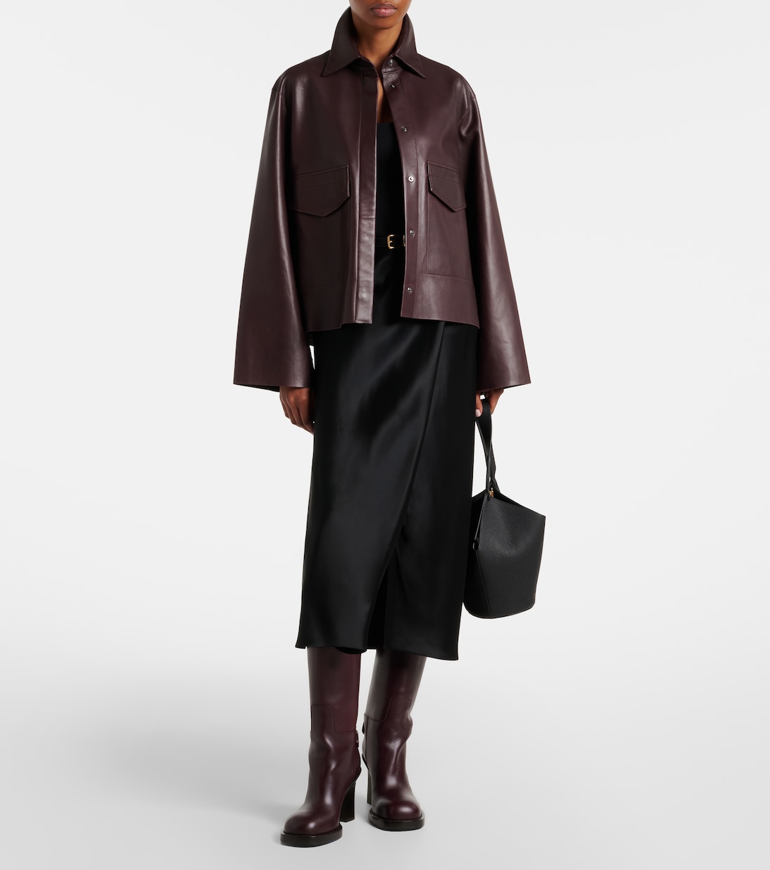 Darcy leather jacket | Nour Hammour