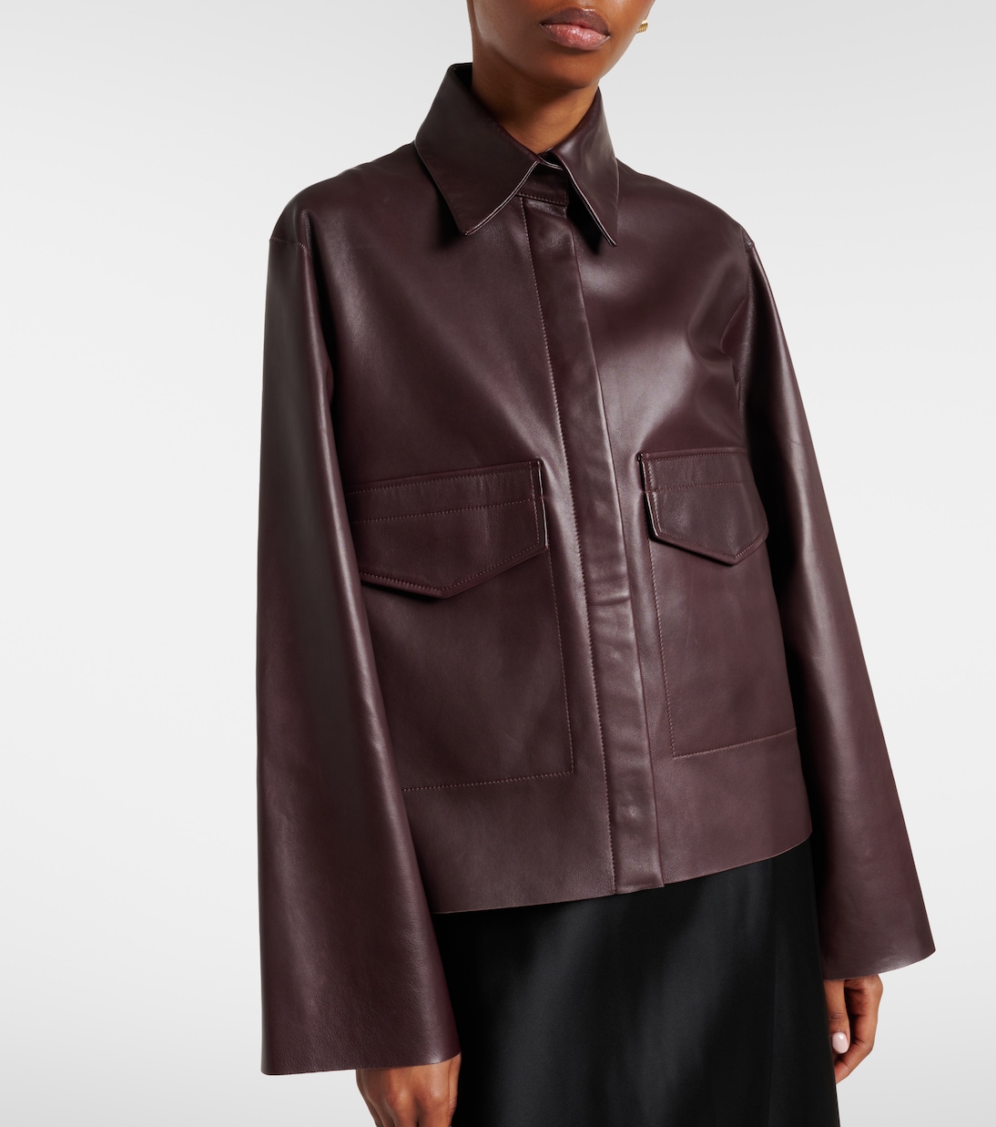 Darcy leather jacket | Nour Hammour