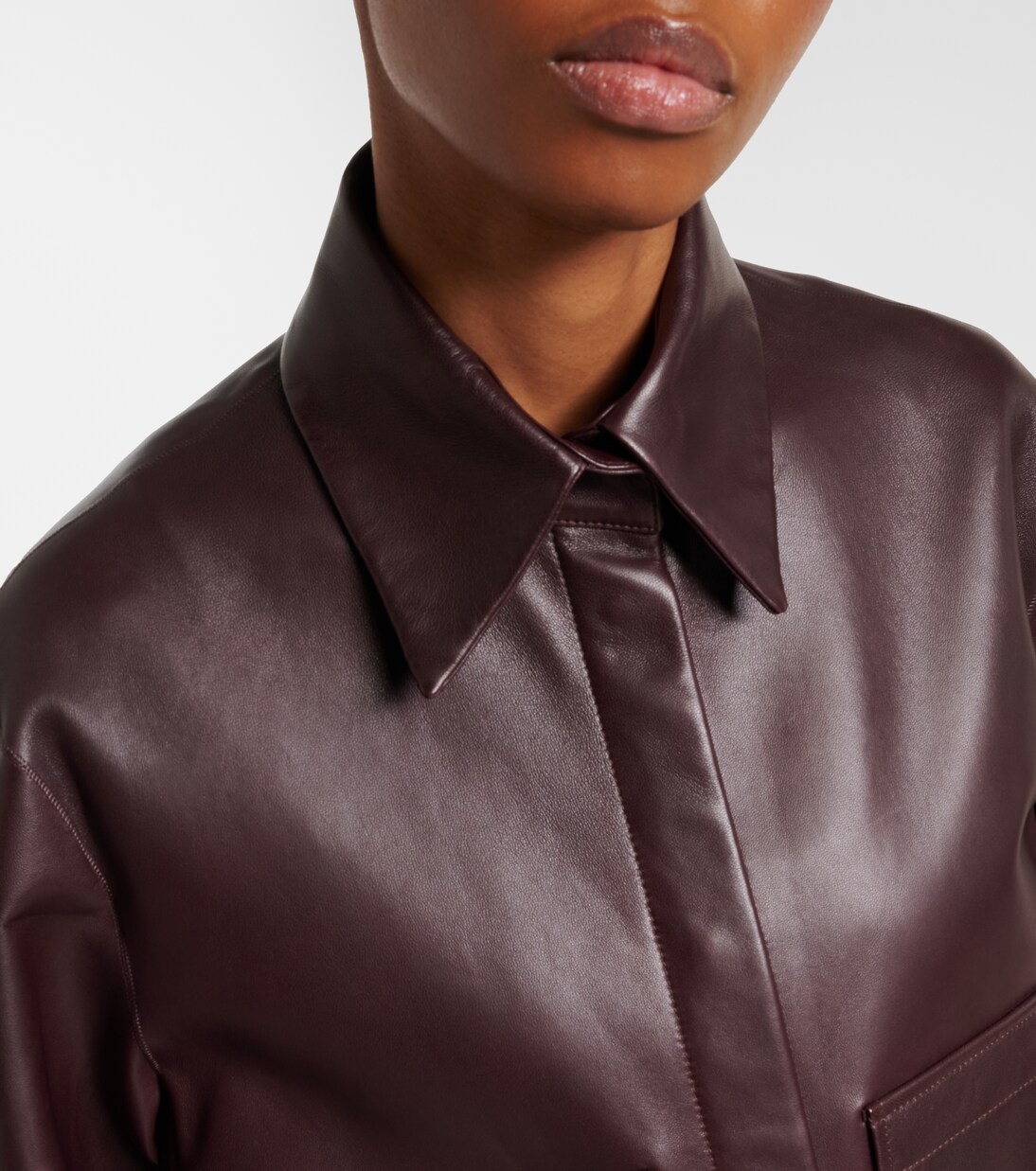 Darcy leather jacket | Nour Hammour