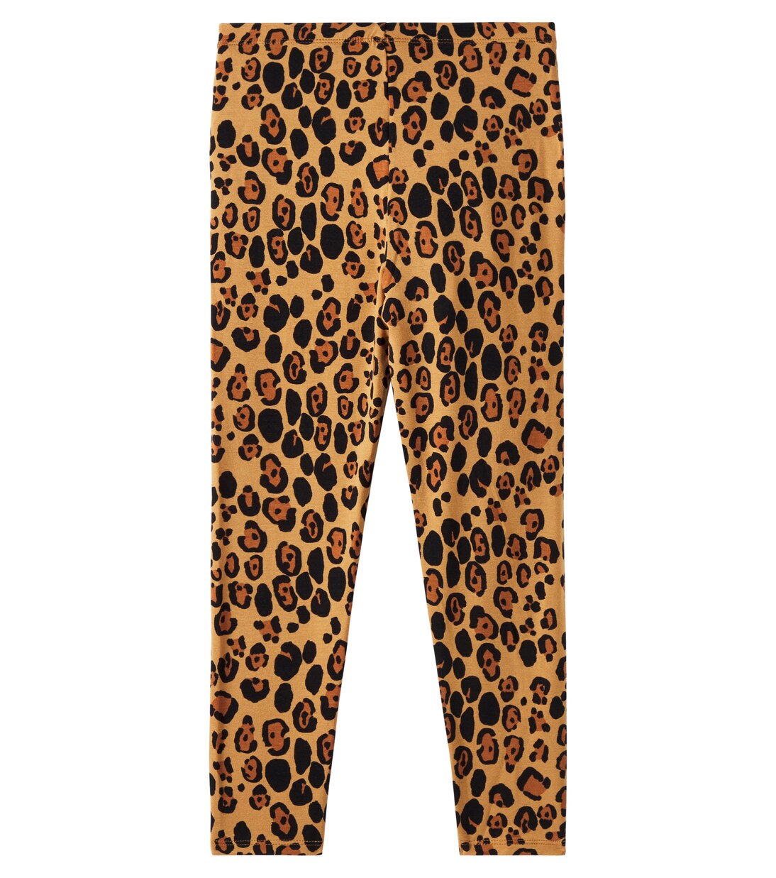 Leopard-print jersey leggings | Mini Rodini